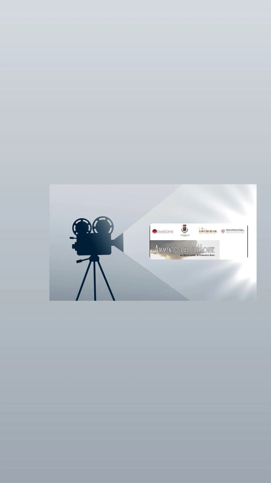Proiezione Film Ammentos Dae Su Monte