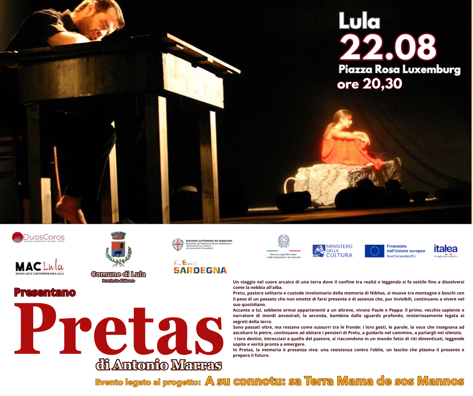PRESENTAZIONE DEL LIBRO 'PRETAS' - DI ANTONIO MARRAS