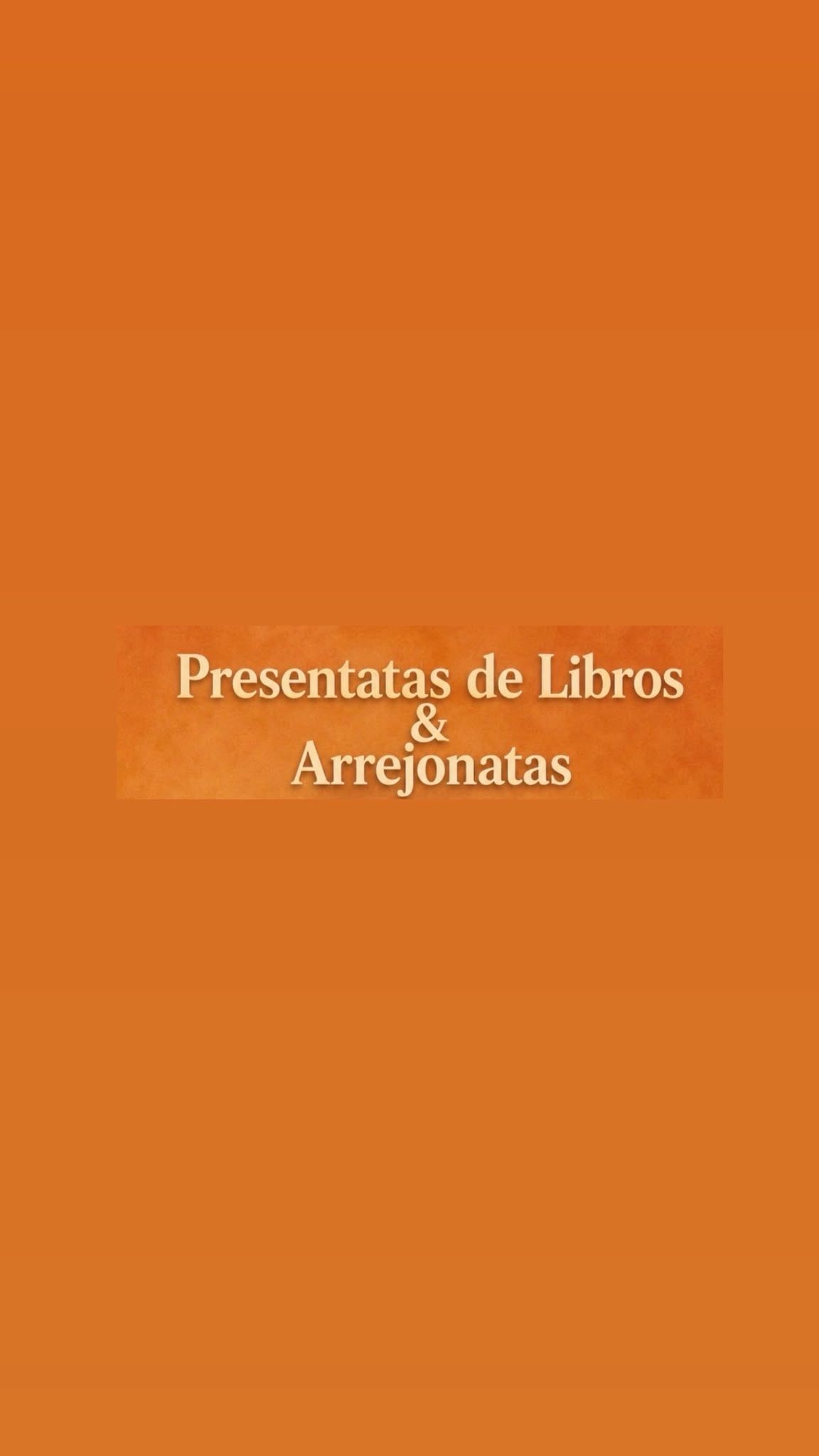 Presentatas De Libros & Arrejonatas