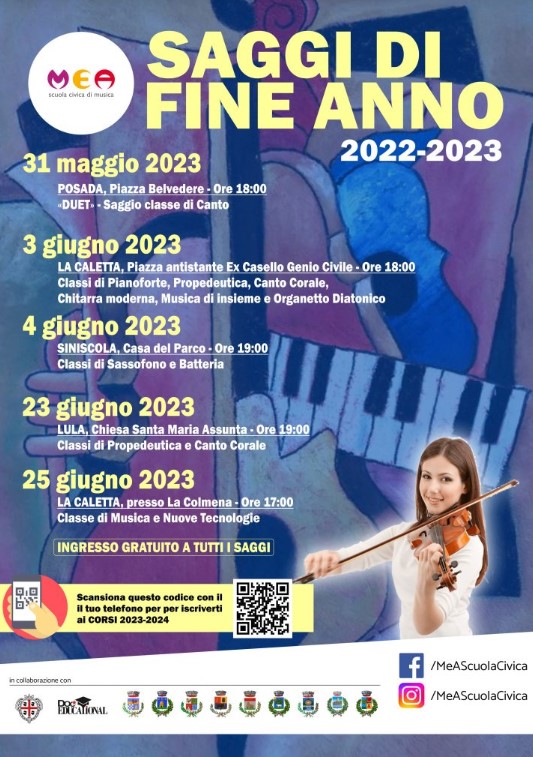 SCUOLA CIVICA DI MUSICA: SAGGI DI FINE ANNO