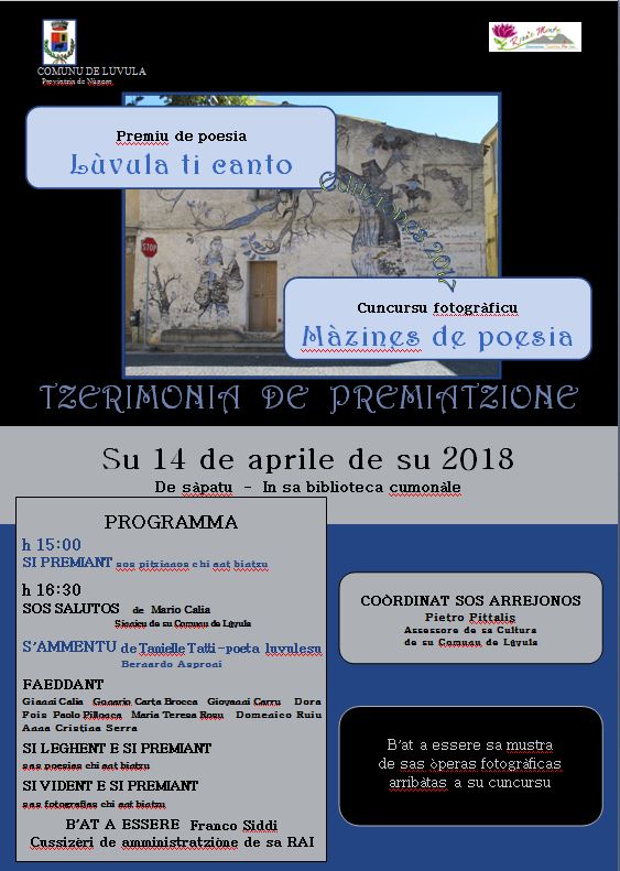 Tzerimonia premiatzione poetas 