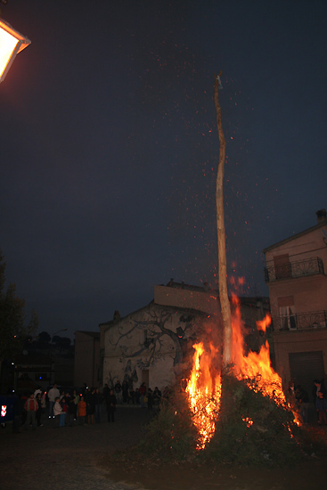 Fuoco di Sant'Antonio (foto Comune di Lula)